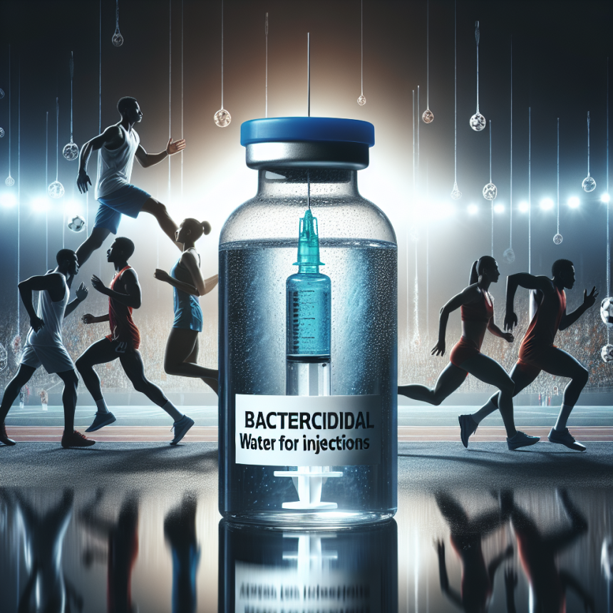 Acqua battericida per iniezioni: il segreto per una migliore idratazione durante lo sport