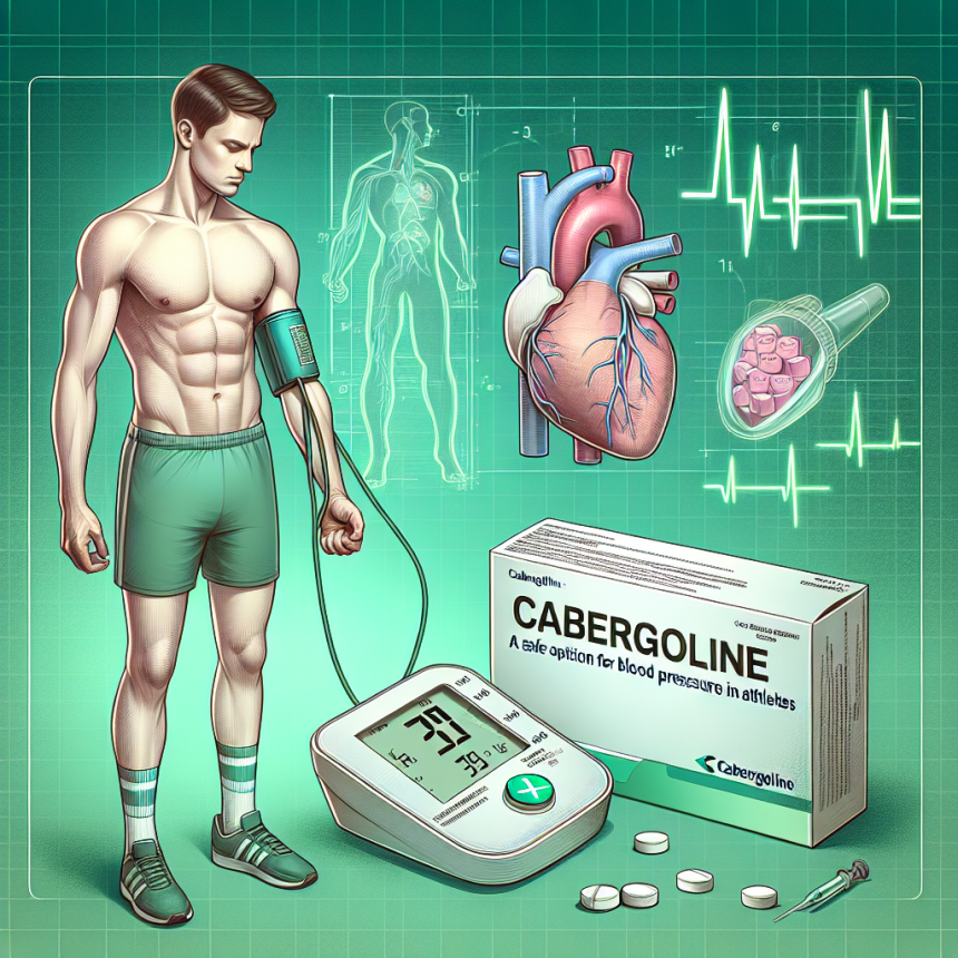 Cabergolina: un'opzione sicura per il controllo della pressione sanguigna negli sportivi