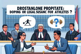 Drostanolone propionato: doping o sostanza legale per atleti?