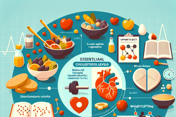Livello di colesterolo e dieta sportiva: linee guida essenziali