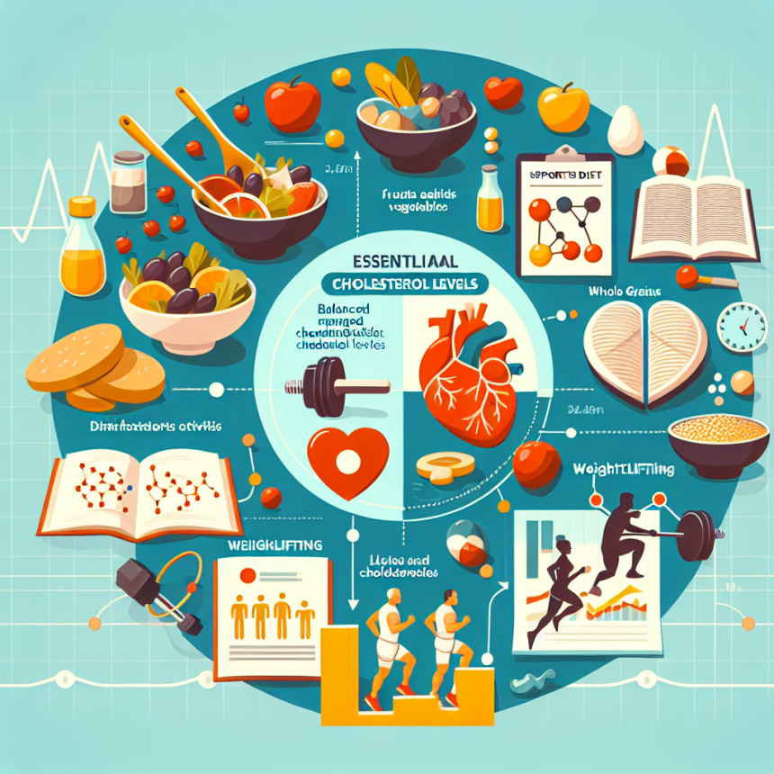 Livello di colesterolo e dieta sportiva: linee guida essenziali