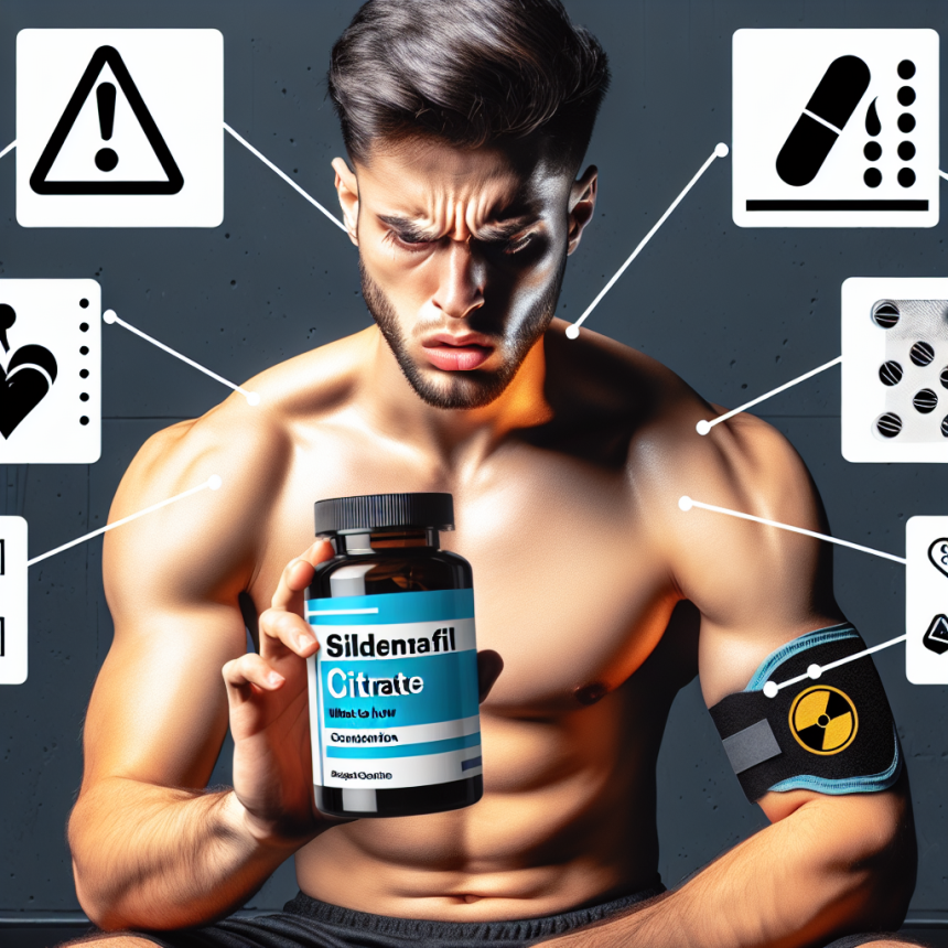 Gli effetti collaterali del Sildenafil Citrate negli sportivi: cosa sapere