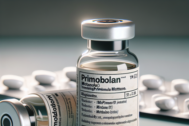 Primobolan (Metanolo) injection: un potente strumento per migliorare la resistenza fisica