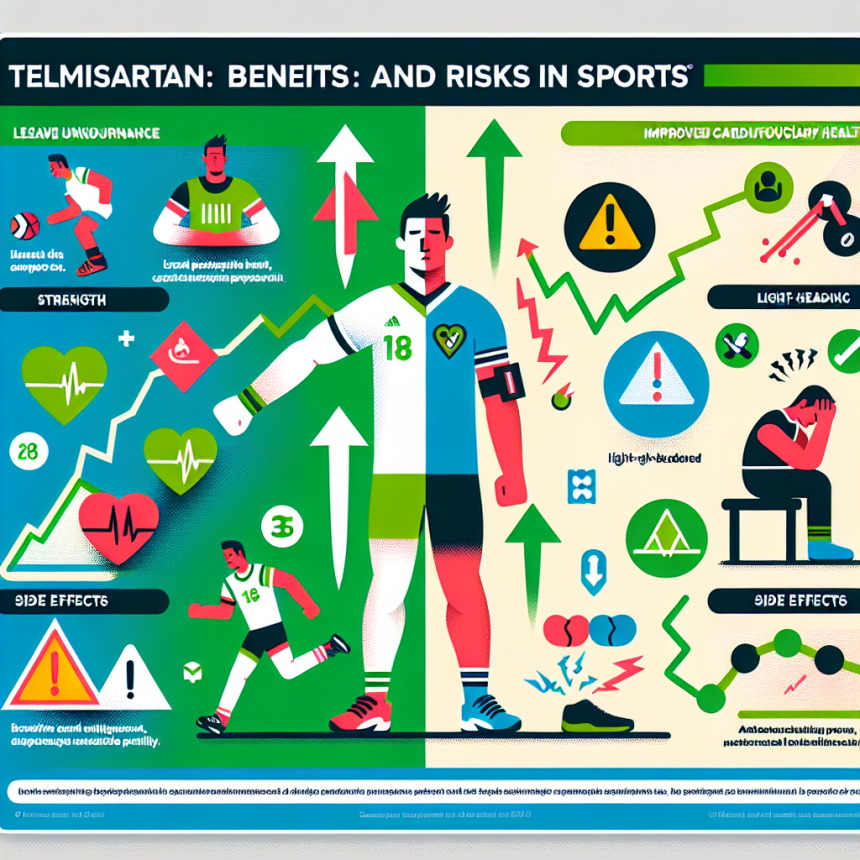 Telmisartan: benefici e rischi nell'ambito sportivo