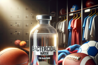 Acqua battericida per iniezioni: un alleato nella prevenzione delle infezioni negli sportivi