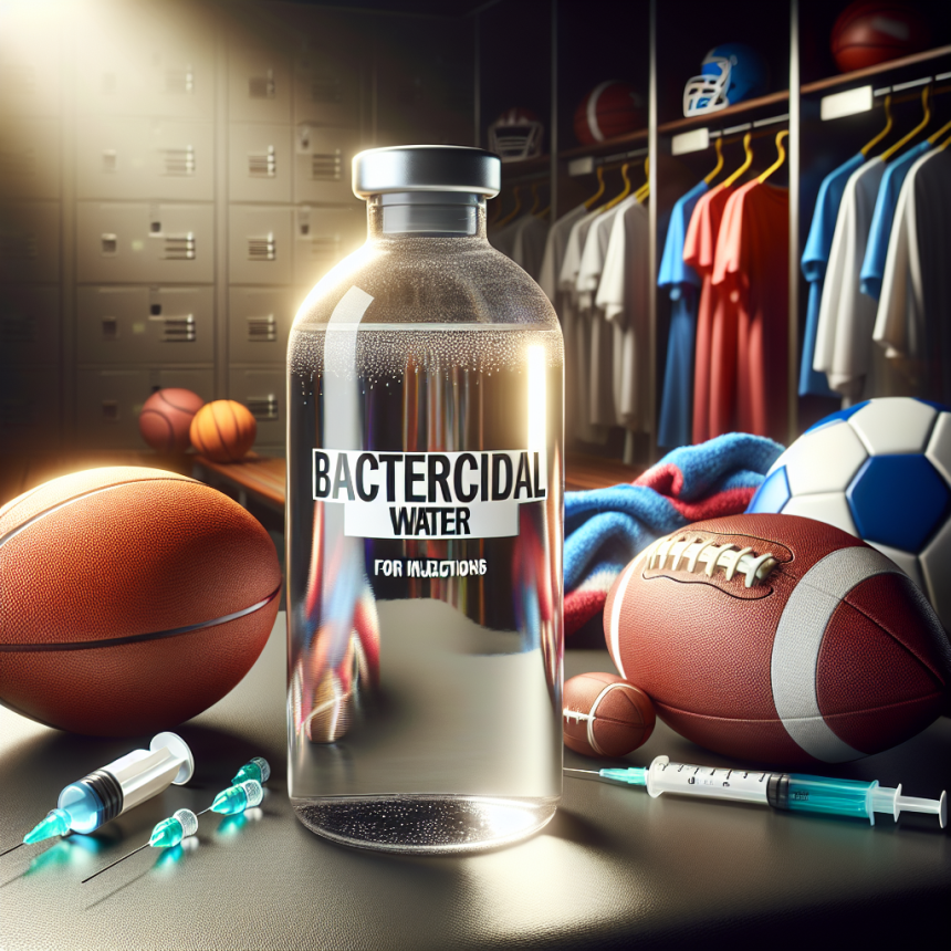 Acqua battericida per iniezioni: un alleato nella prevenzione delle infezioni negli sportivi