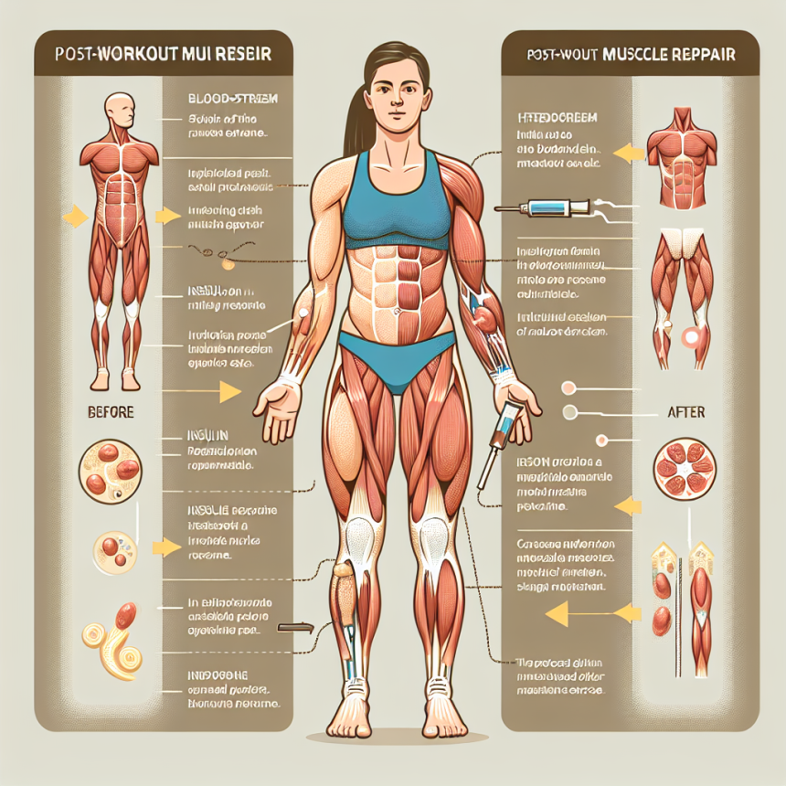 Ruolo dell'insulina nella riparazione muscolare post-allenamento